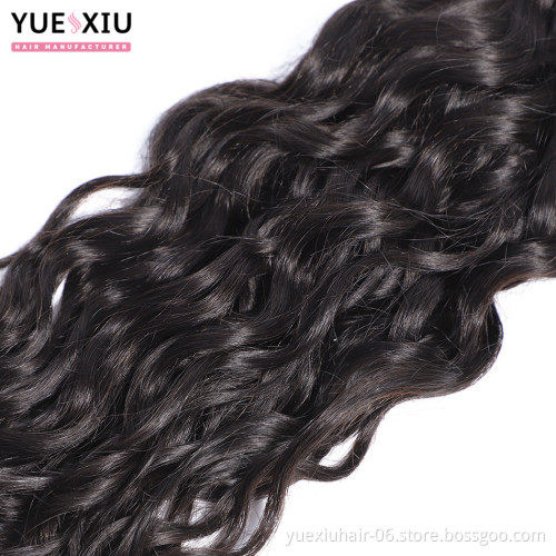 Brazilian virgin remy human hair weave 1 pcs water wave hair bundle real cuticle aligned hair extensions